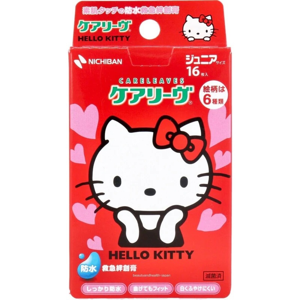 New Nichiban Careleaves Waterproof Hello Kitty Bandages